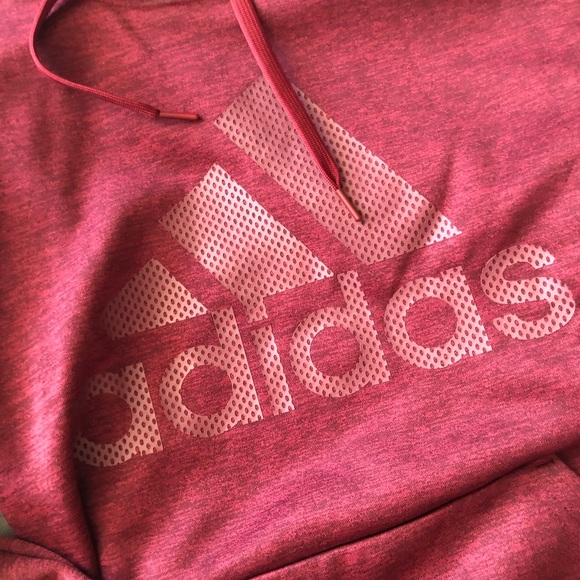 Adidas Climawarm Red Hoodie - Picture 5 of 8